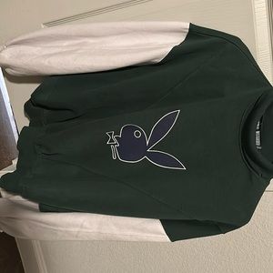 Crewneck sweater baggy sleeves playboy #53